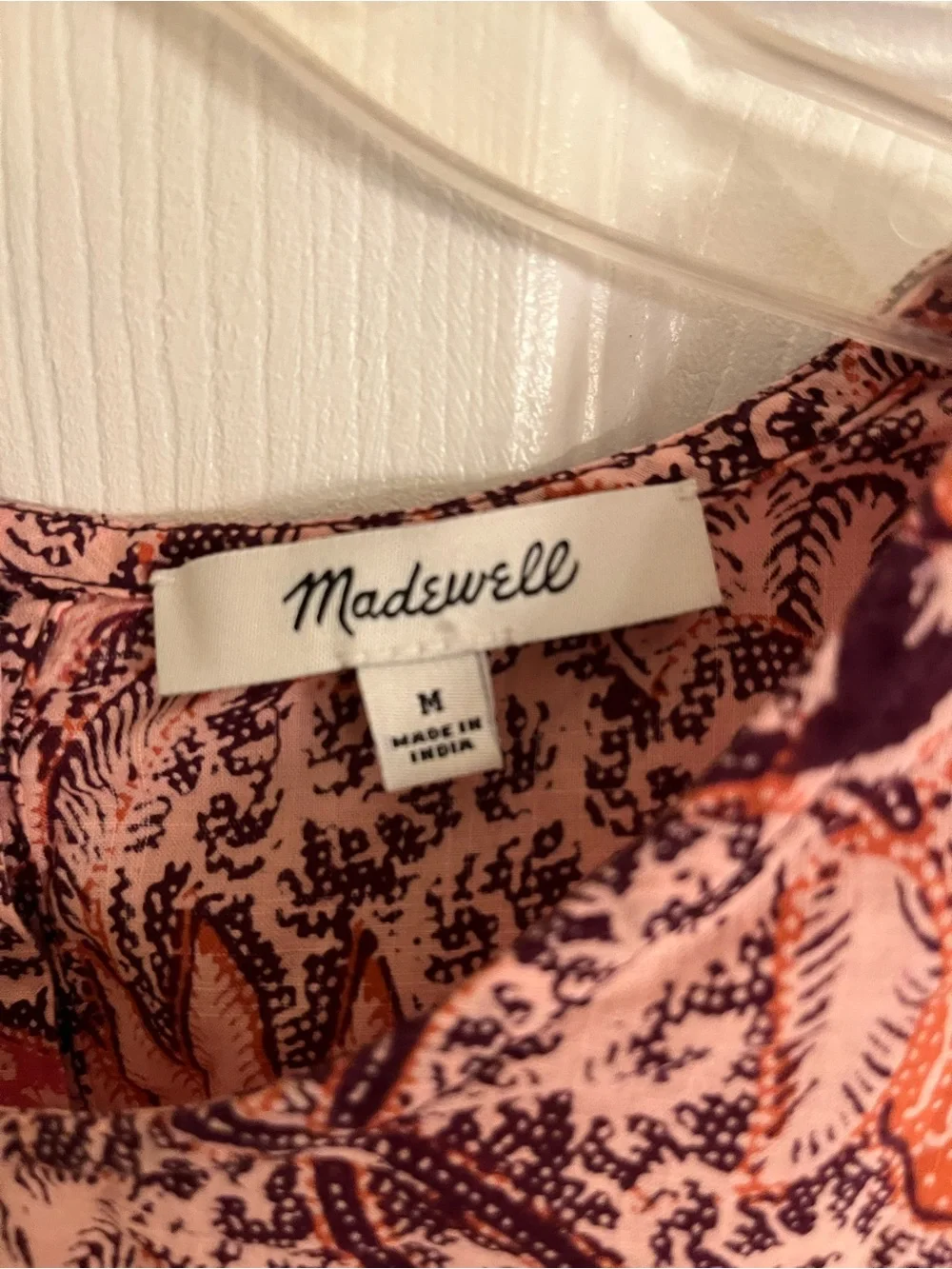 Madewell Boho Bali Blooms Yoked Puff-Sleeve Top